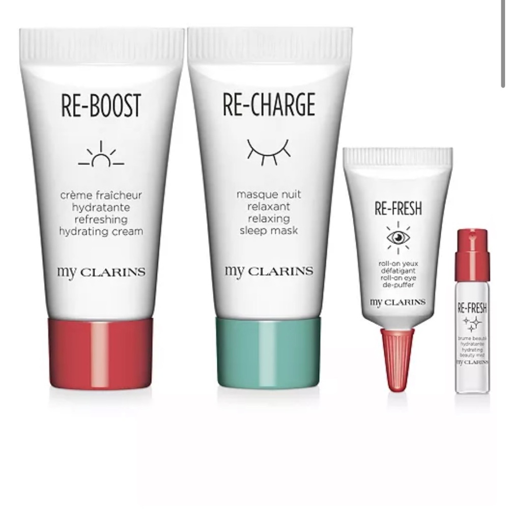 4 Piece Clarins Recharge Set